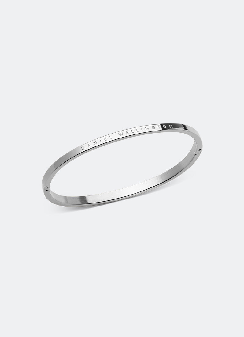 Daniel Wellington Classic Bangle Silver 195mm Angle