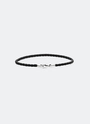 Daniel Braided Leather Bracelet St. Mawes  Sheffield Front