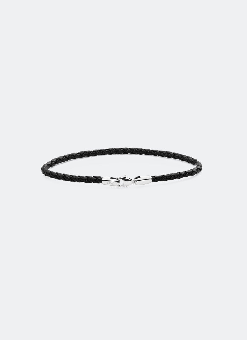 Daniel Braided Leather Bracelet St. Mawes  Sheffield Front