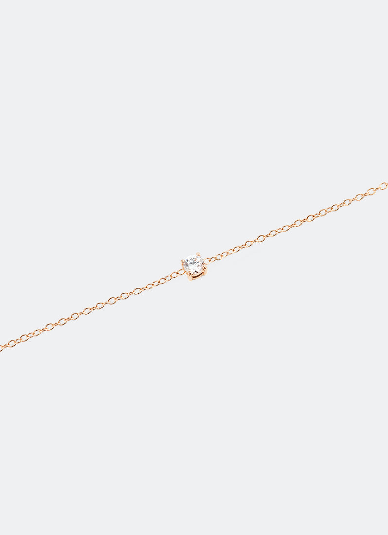 Mirelle Solitaire Bracelet Rose Gold - DW00401962