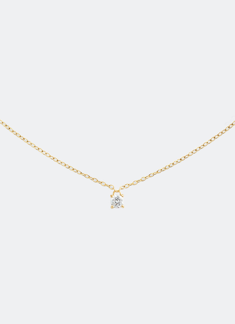 Mirelle Solitaire Necklace Gold - DW00401967