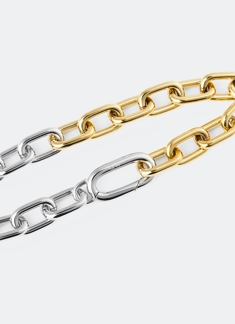 Daniel Wellington Two Tone Link Bracelet 155mm Chain Details