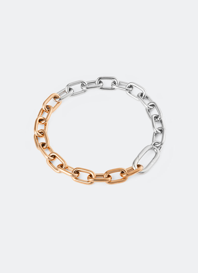 Daniel Wellington Two Tone Link Bracelet 165mm S RG