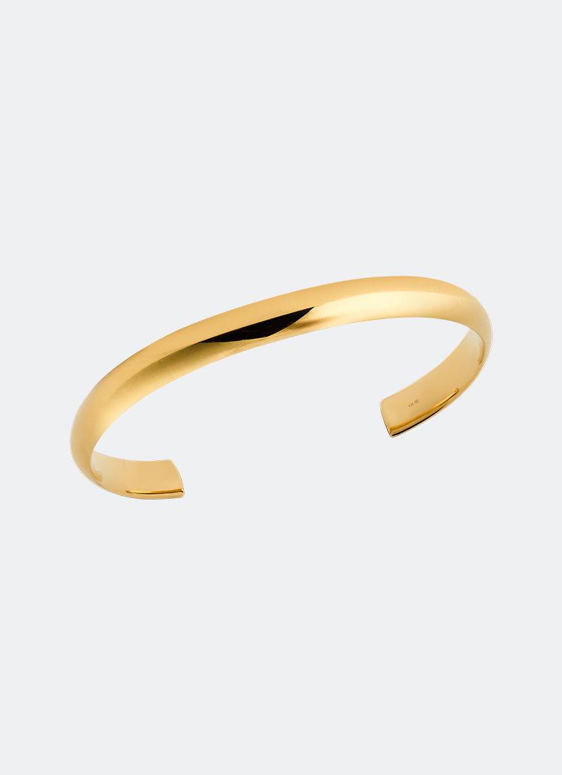 Daniel Wellington Classic Arch Cuff Small 155mm Gold Angle