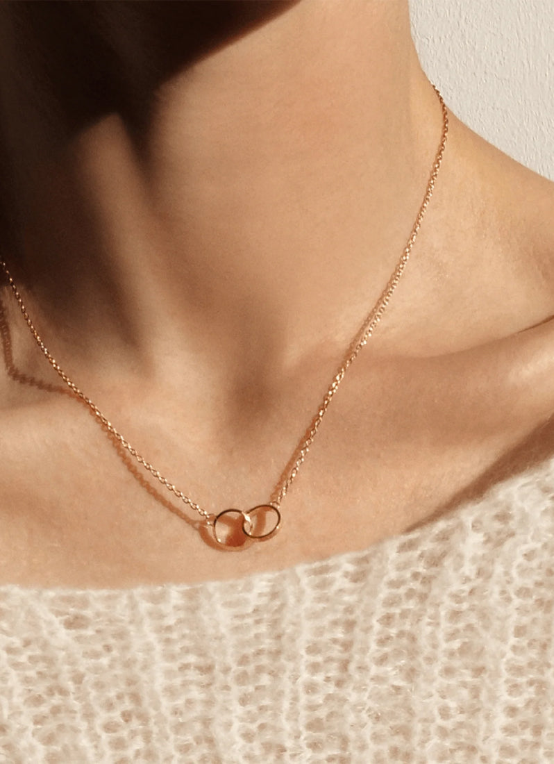 Daniel Wellington Elan Unity Necklace Rose Gold - DW00400166 - Style 1