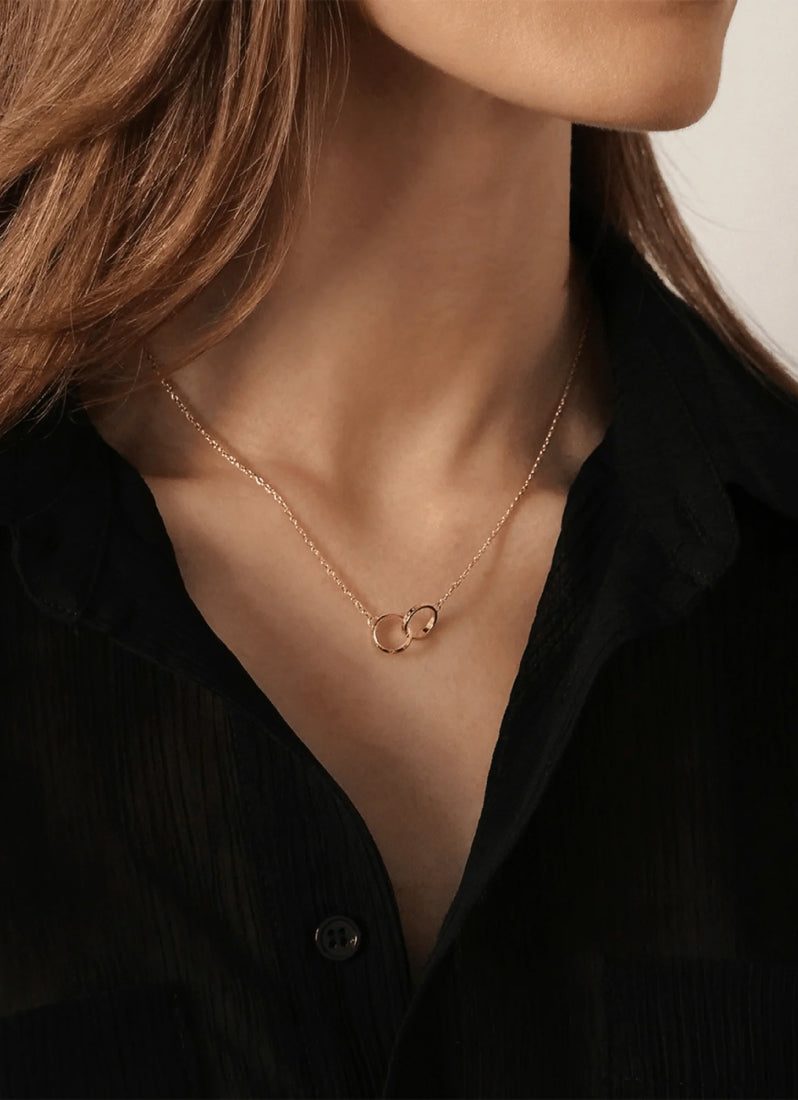 Daniel Wellington Elan Unity Necklace Rose Gold - DW00400166 - Style 1