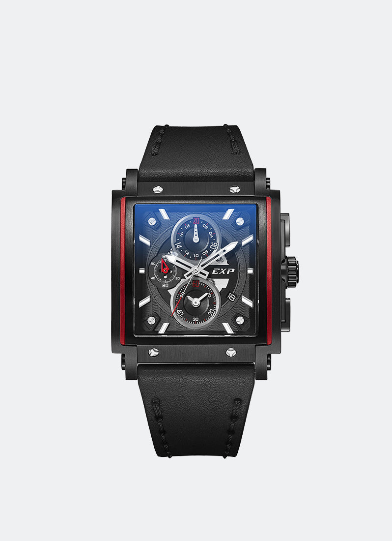 Jam Tangan Expedition Chronograph Men Quartz Band Black Black 40x50.5mm
