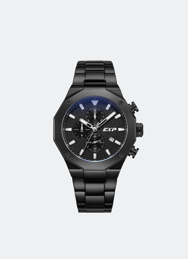 Expedition Chronograph Men Quartz Band Black Black 43mm - E6849MCBIPBA