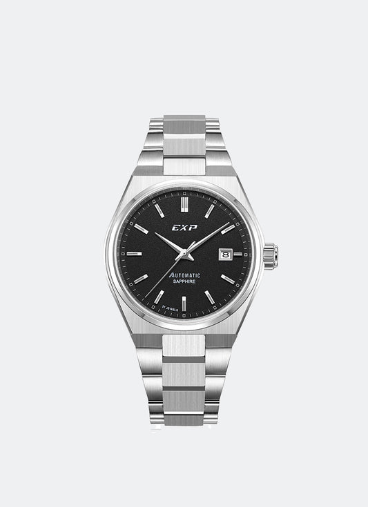 Expedition Automatic Men Quartz Band Silver Black 40mm - E6857MABSSBA
