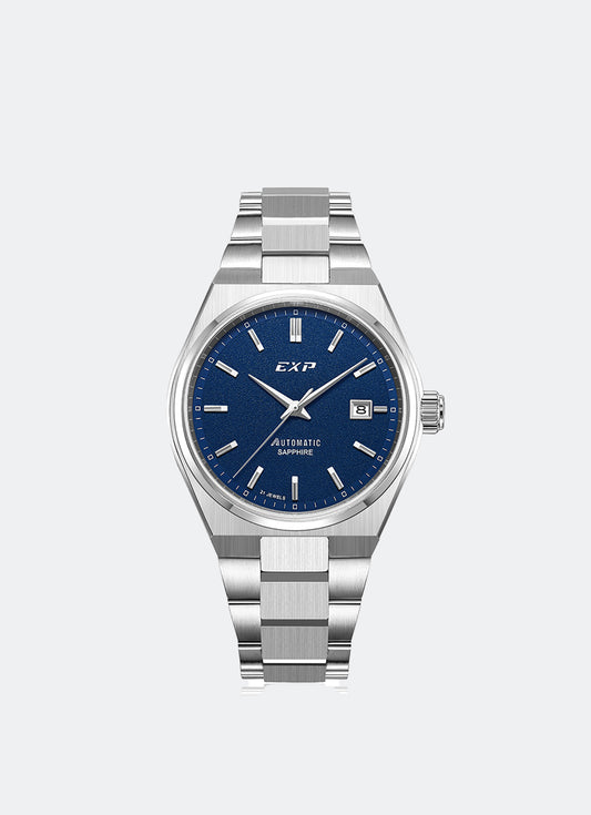 Expedition Automatic Men Quartz Band Silver Blue 40mm - E6857MABSSBU