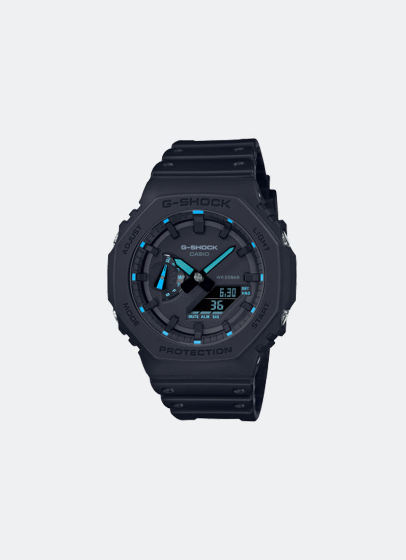 G-Shock Digital analog Black Dial Black Resin Strap 45.4mm Men