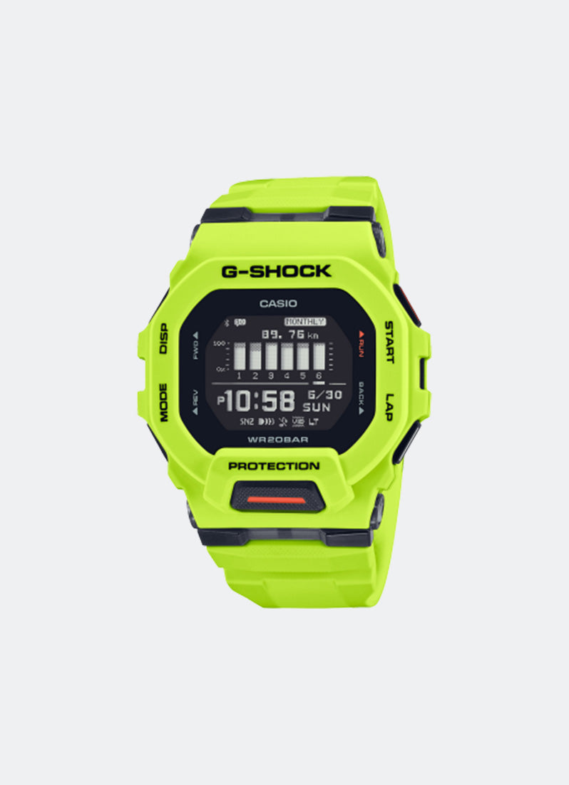G-Shock Digital Black Dial Green Resin Strap