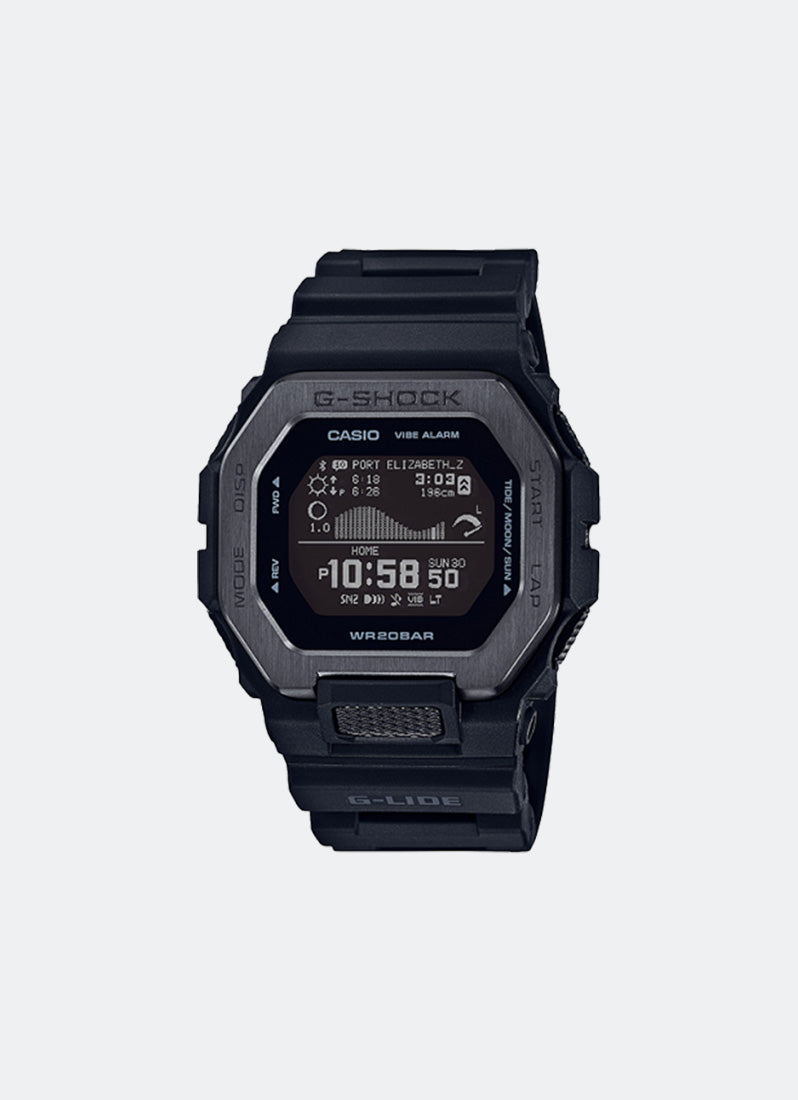 G-Shock Digital Black Dial Black Resin Strap 46mm Men GBX-100NS-1DR - [Clearance Sale]