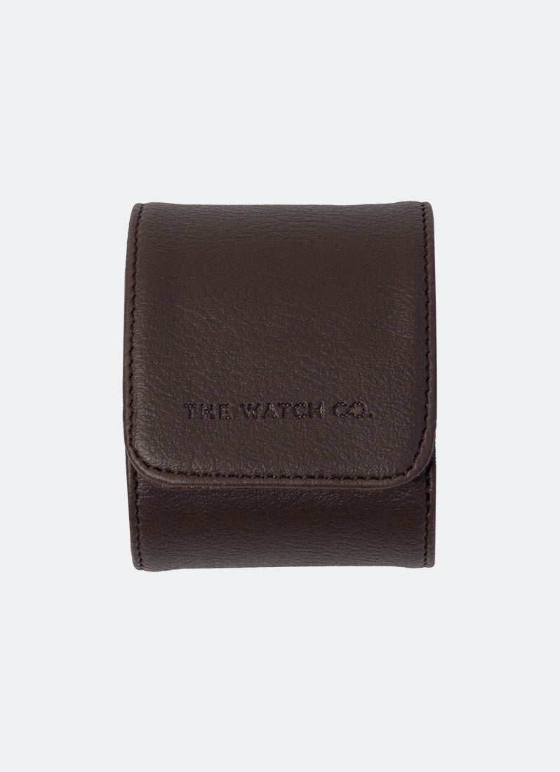 Tempat Jam Tangan Portable Brown The Watch Co.