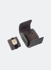 Tempat Jam Tangan Portable Grey The Watch Co. Details