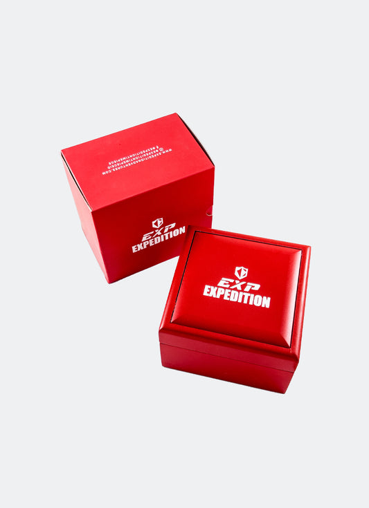 Expedition Ladies Quartz Silicone Band Red Red Dial 34x37mm - E6840MFRRGRE