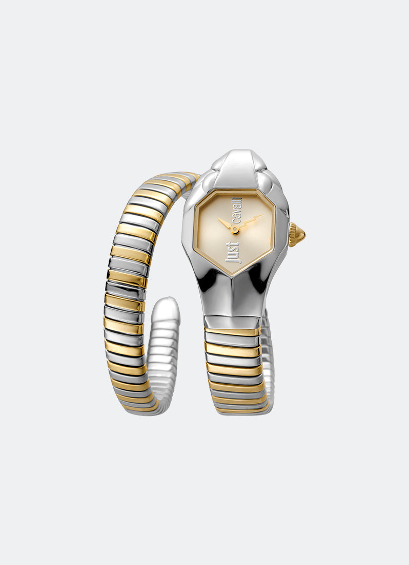 Signature Snake JC1L001 Champagne Dial Two-tone - 22 mm Single Round