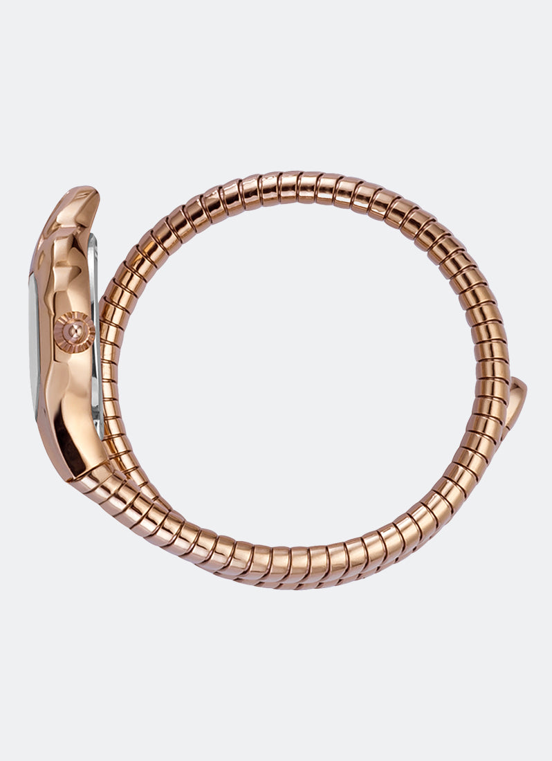 Signature Snake JC1L001 White MOP Rose Gold - 22mm Single Round