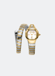 Signature Snake JC1L326 Silver Two-tone - 20.5 x 29.5mm Single Round