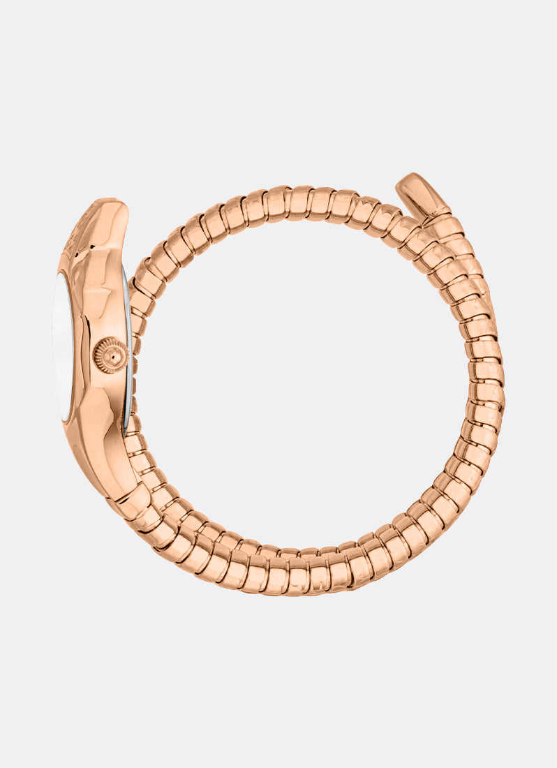 Signature Snake JC1L354 Silver Rose Gold - 22 x 35.5mm Single Round