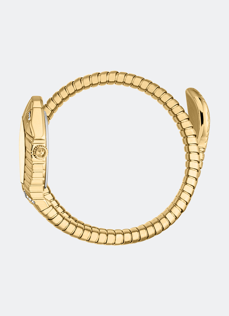 Signature Snake JC1L356 Champagne Dial Gold - 22 x 28 Single Round