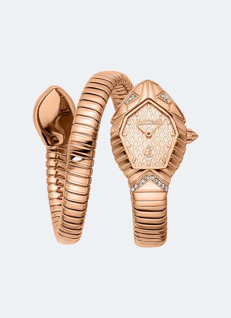 Signature Snake JC1L356 Rose Gold - 21.5 x 34.5mm Single Round