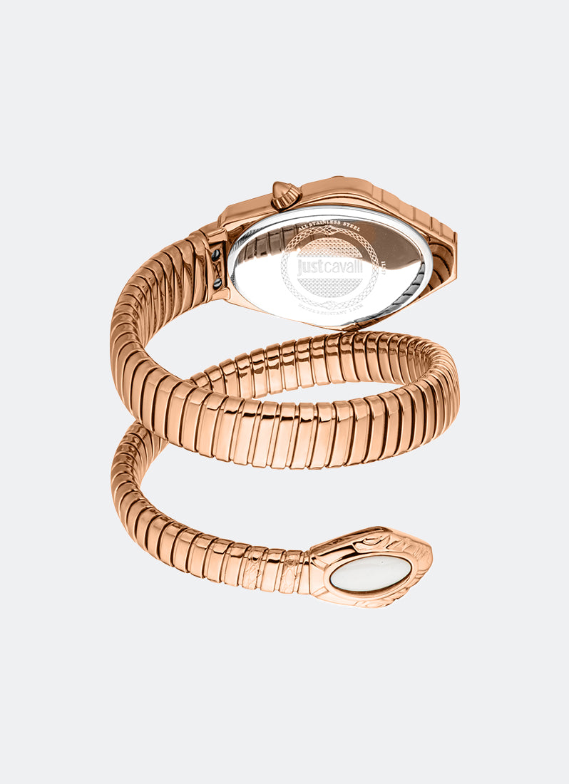 Signature Snake JC1L357 White MOP Rose Gold - 25 x 39mm Single Round