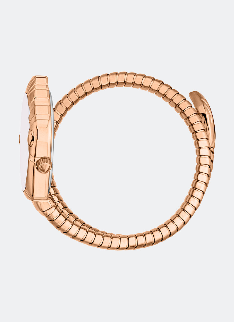 Signature Snake JC1L357 White MOP Rose Gold - 25 x 39mm Single Round