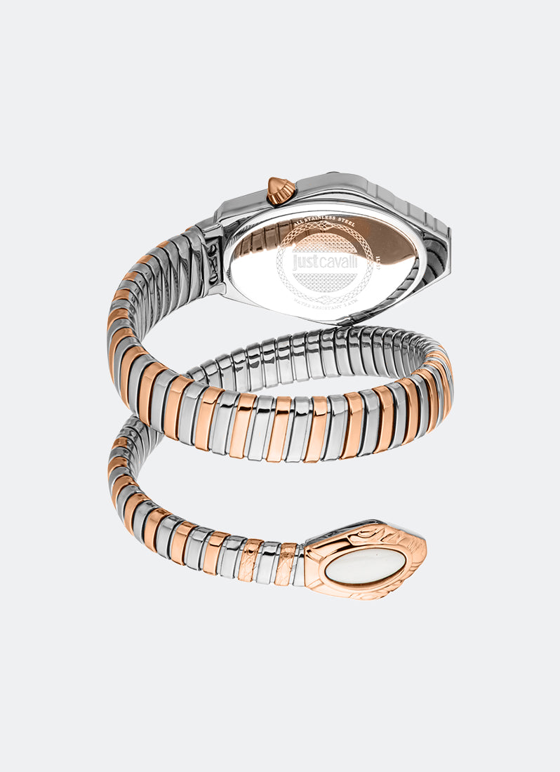 Signature Snake JC1L357 White MOP Two-tone - 25 x 39mm Single Round