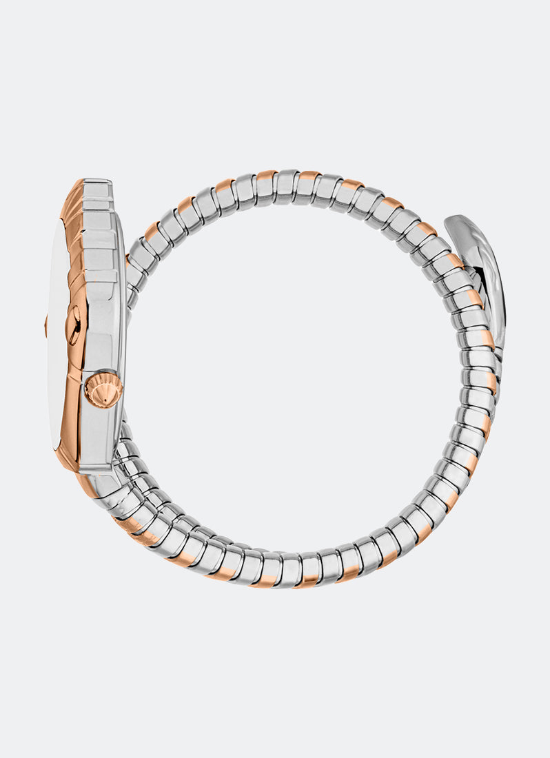 Signature Snake JC1L357 White MOP Two-tone - 25 x 39mm Single Round