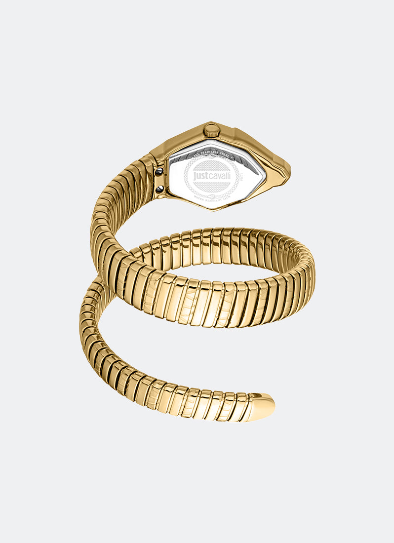 Signature Snake JC1L358 Silver Gold - 23 x 32.5mm Single Round