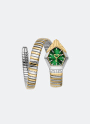 Signature Snake JC1L358 Dark Green Two-tone - 23 x 32.5mm Single Round