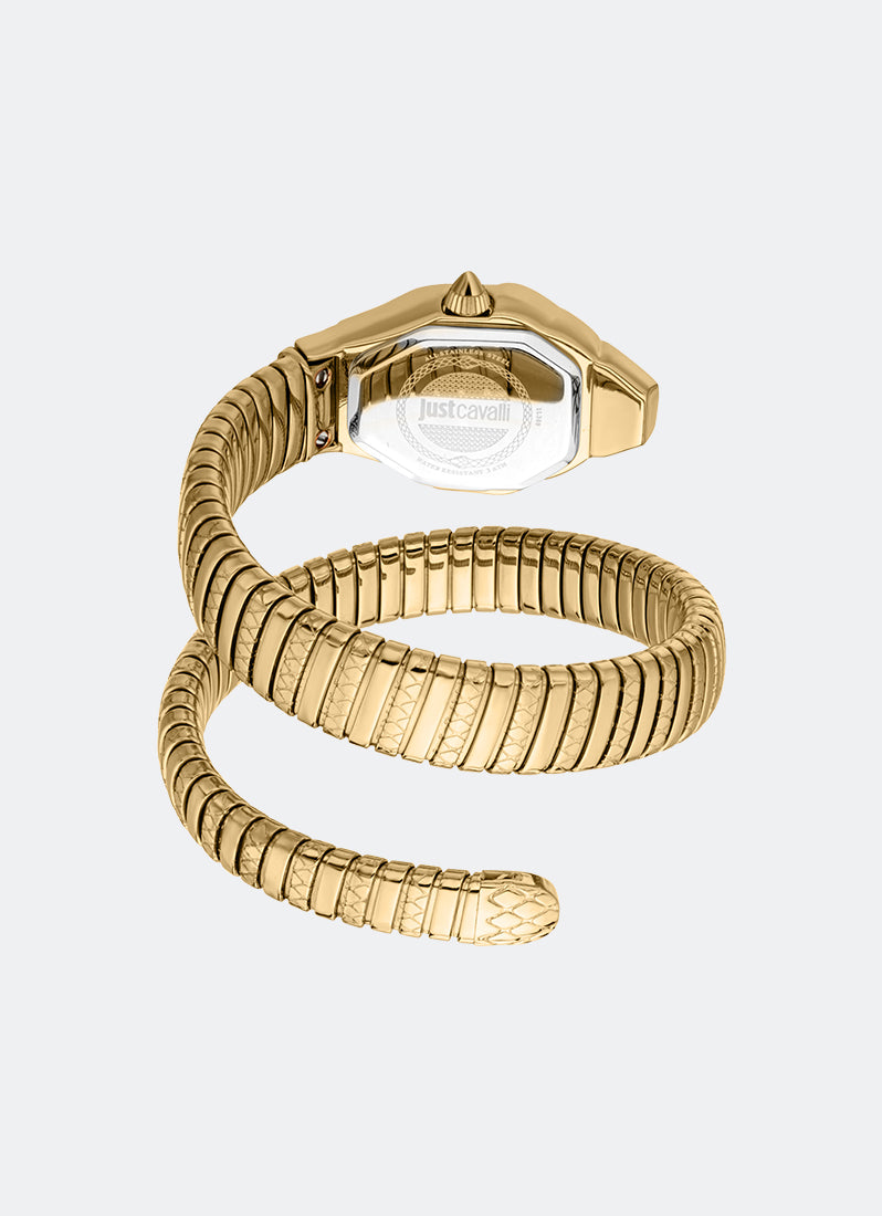 Signature Snake JC1L369 Silver Dial Gold - 22 x 34.5 Single Round
