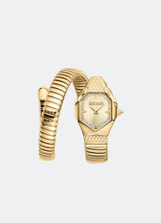 Signature Snake JC1L369 Champagne Dial Gold - 22 x 34.5 Single Round