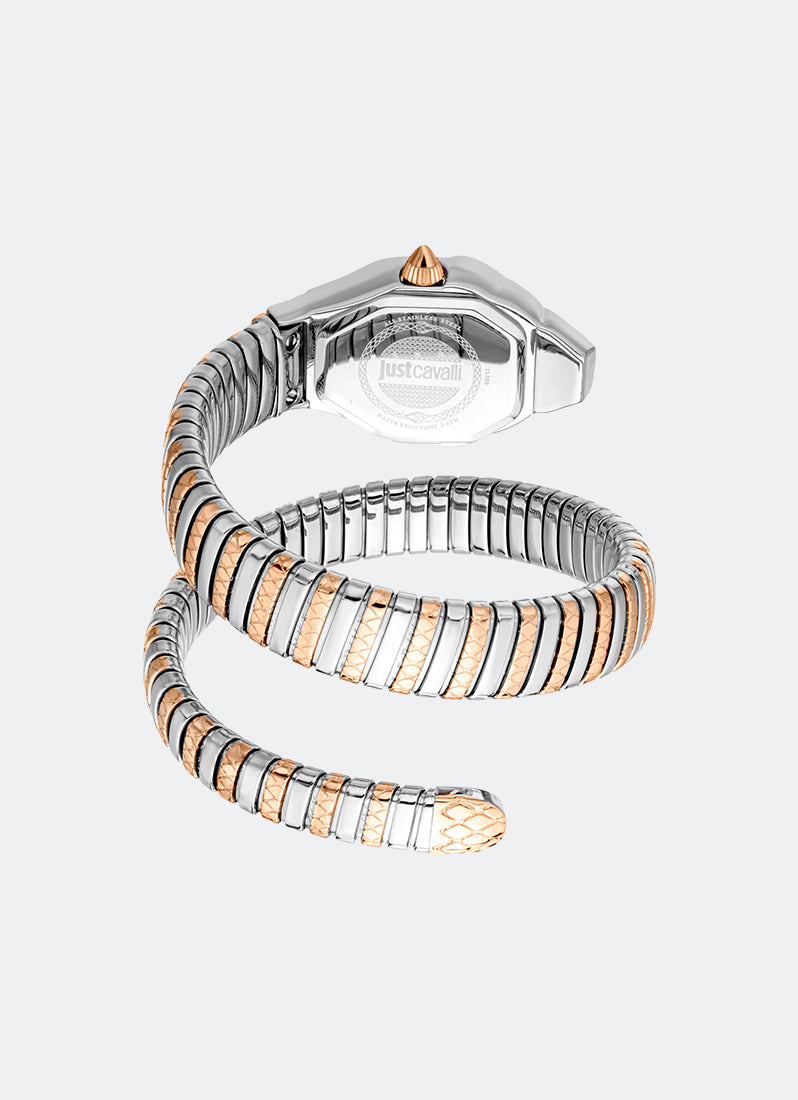 Signature Snake JC1L369 White MOP Dial Rose Gold & Two-tone - 22 x 34.5 Single Round