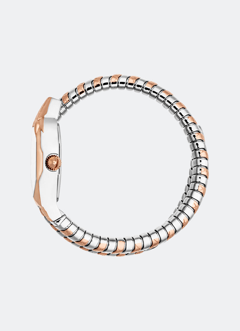 Signature Snake JC1L369 White MOP Dial Rose Gold & Two-tone - 22 x 34.5 Single Round