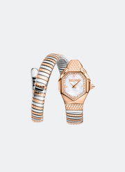 Signature Snake JC1L369 White MOP Dial Rose Gold & Two-tone - 22 x 34.5 Single Round