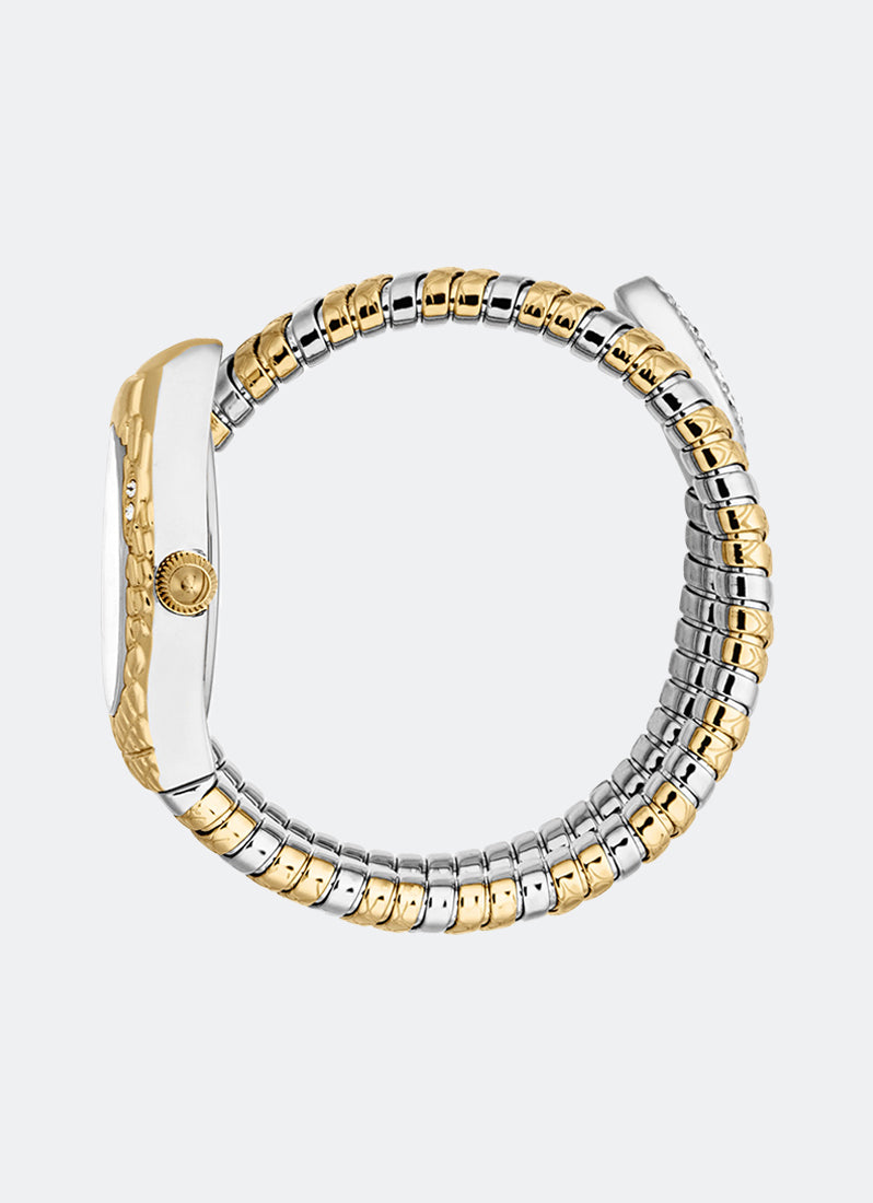 Signature Snake JC1L373 Silver Two-tone - 20 x 34.5mm Single Round