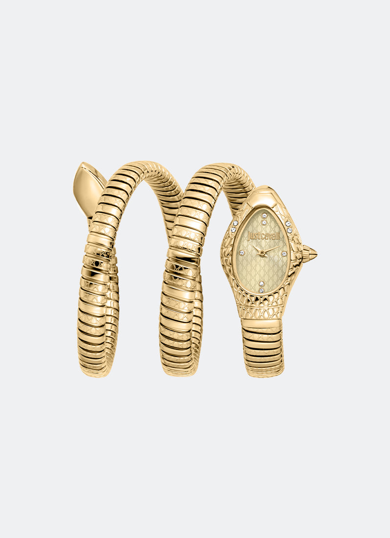 Signature Snake JC1L374 Champagne Dial Gold - 20 x 34.50 Double Round