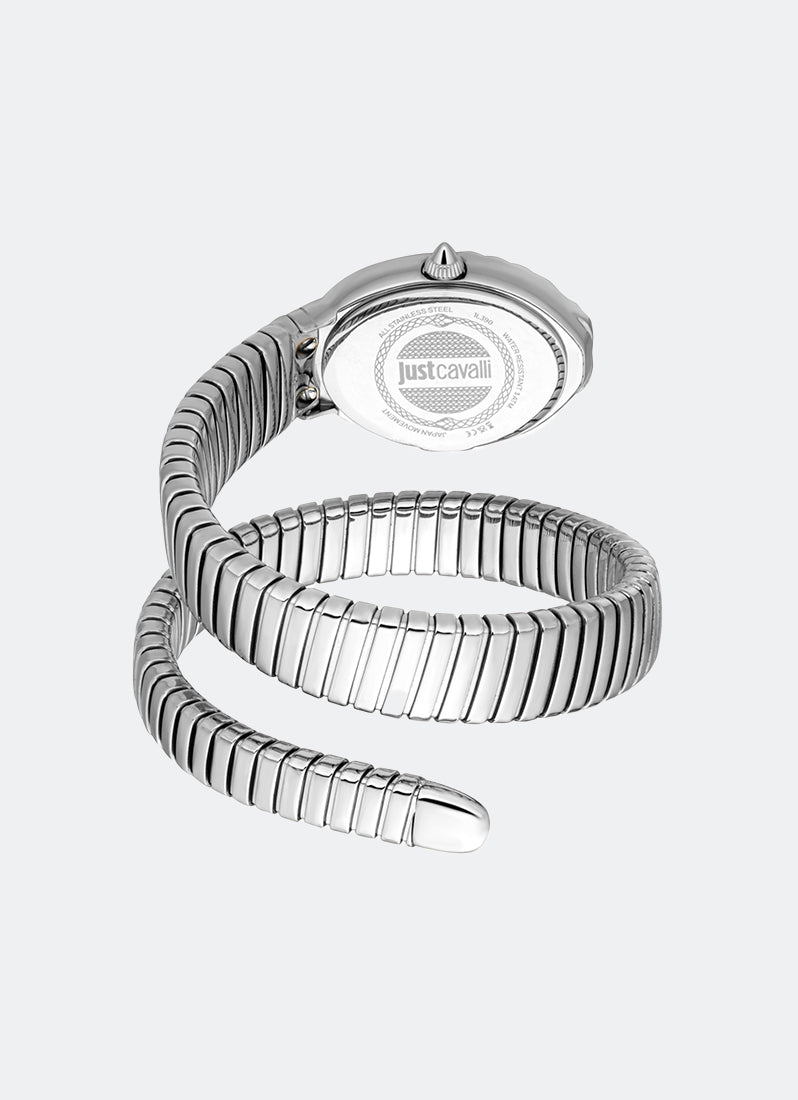 Signature Snake JC1L390 Silver Silver - 22 x 31mm Single Round