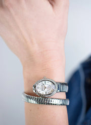 Signature Snake JC1L390 Silver Silver - 22 x 31mm Single Round