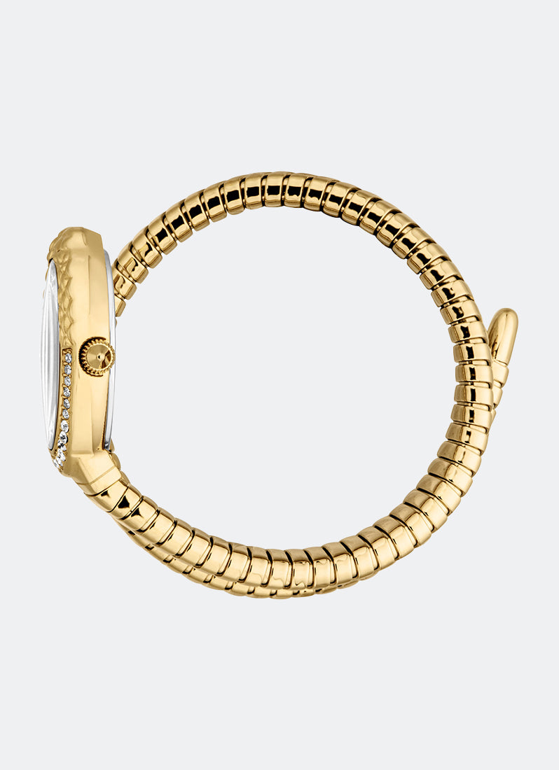 Signature Snake JC1L390 Silver Gold - 22 x 31mm Single Round
