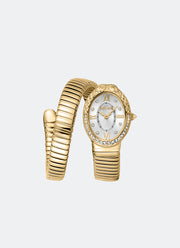 Signature Snake JC1L390 Silver Gold - 22 x 31mm Single Round