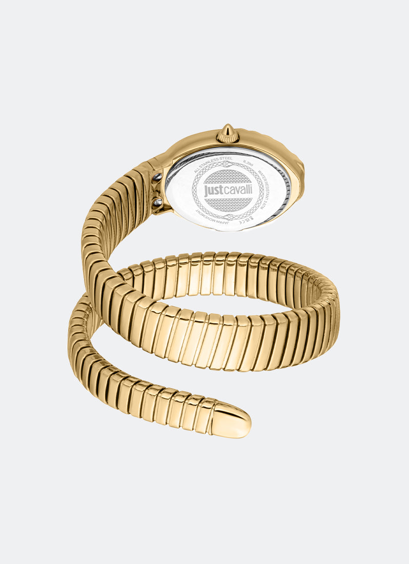 Signature Snake JC1L390 Dark Green Gold - 22 x 31mm Single Round