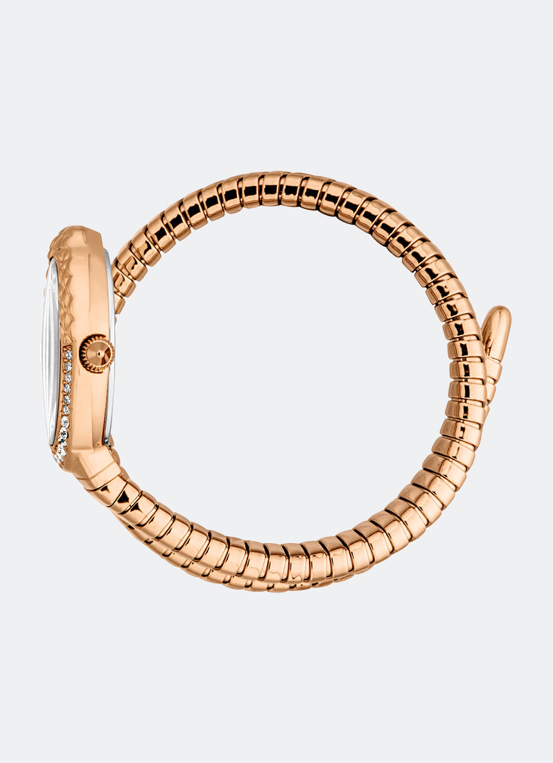 Signature Snake JC1L390 Silver Rose Gold - 22 x 31mm Single Round