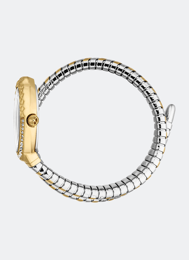 Signature Snake JC1L390 Silver Two-tone Silver & Gold - 22 x 31mm Single Round