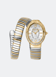 Signature Snake JC1L390 Silver Two-tone Silver & Gold - 22 x 31mm Single Round