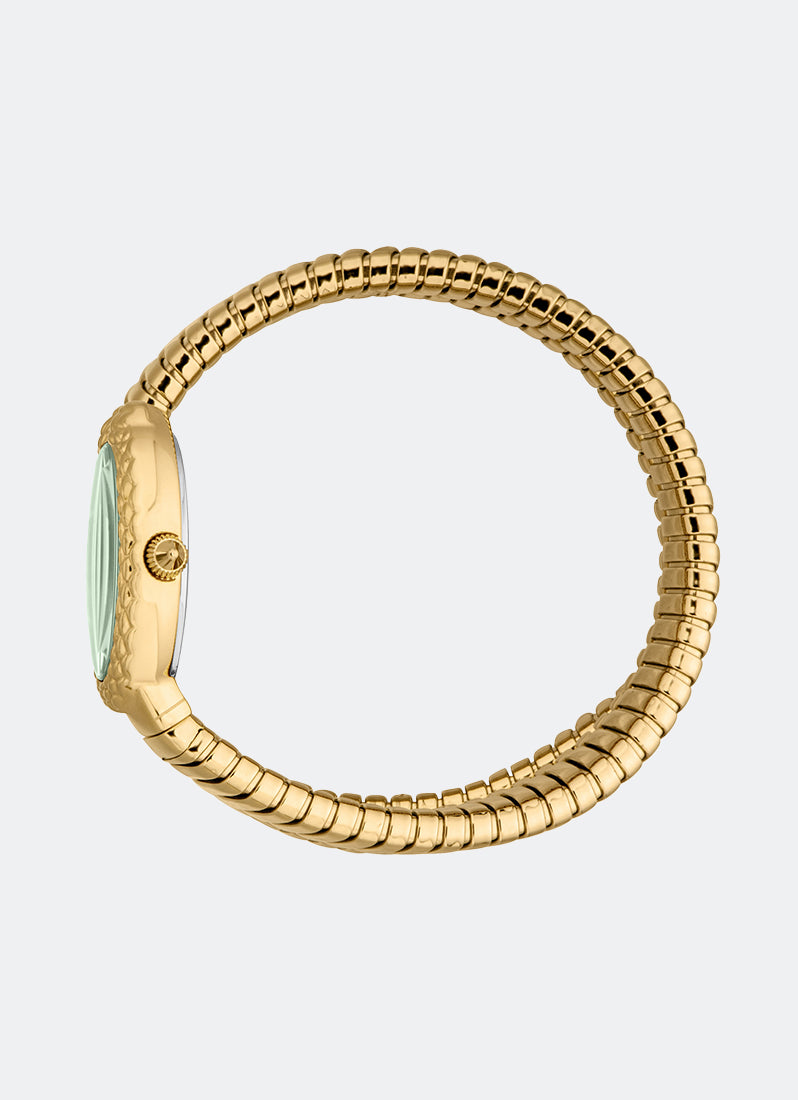 Signature Snake JC1L391 Dark Green Gold - 22 x 31mm Double Round