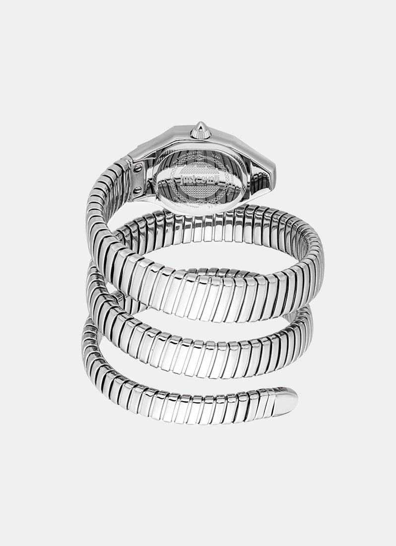 Signature Snake JC1L397 Silver Silver - 23.5 x 35.5mm Double Round