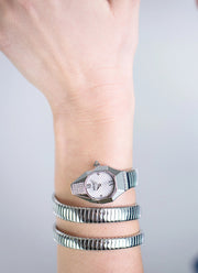 Signature Snake JC1L397 Silver Silver - 23.5 x 35.5mm Double Round